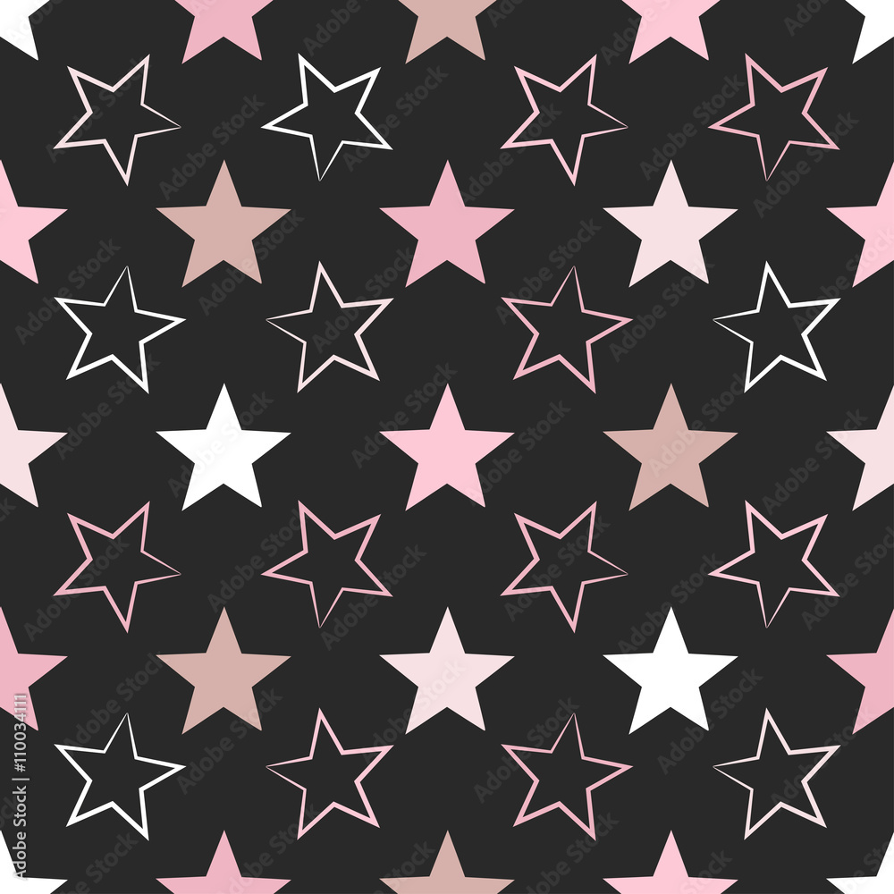 Obraz premium Seamless universal pattern. Stars