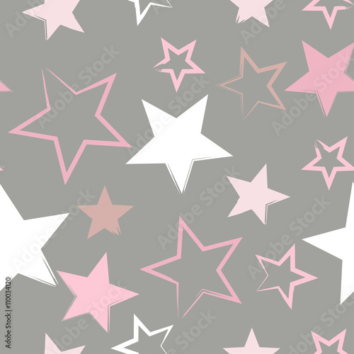 Seamless universal pattern. Stars
