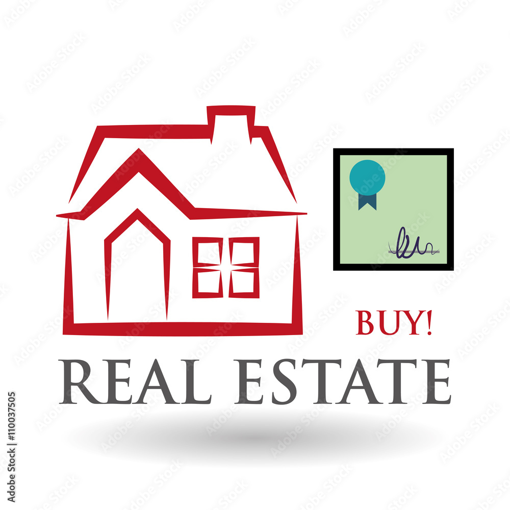 Real estate design. home concept. Property icon, vector illustration Real estate design. home concept. Property icon, vector illustration