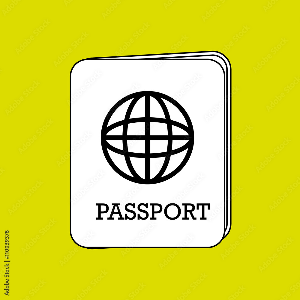 passport icon design passport icon design