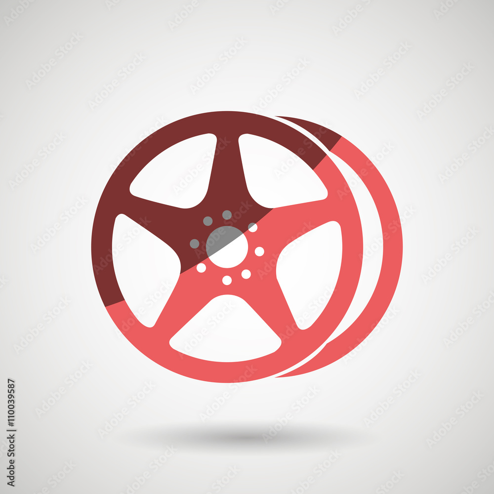 Obraz premium car tires design