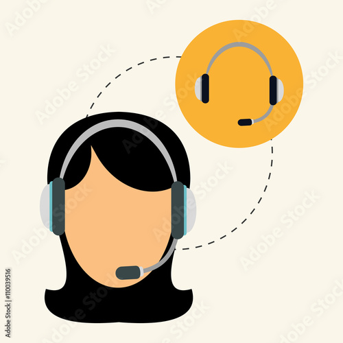 Technical service. call center icon. support concept