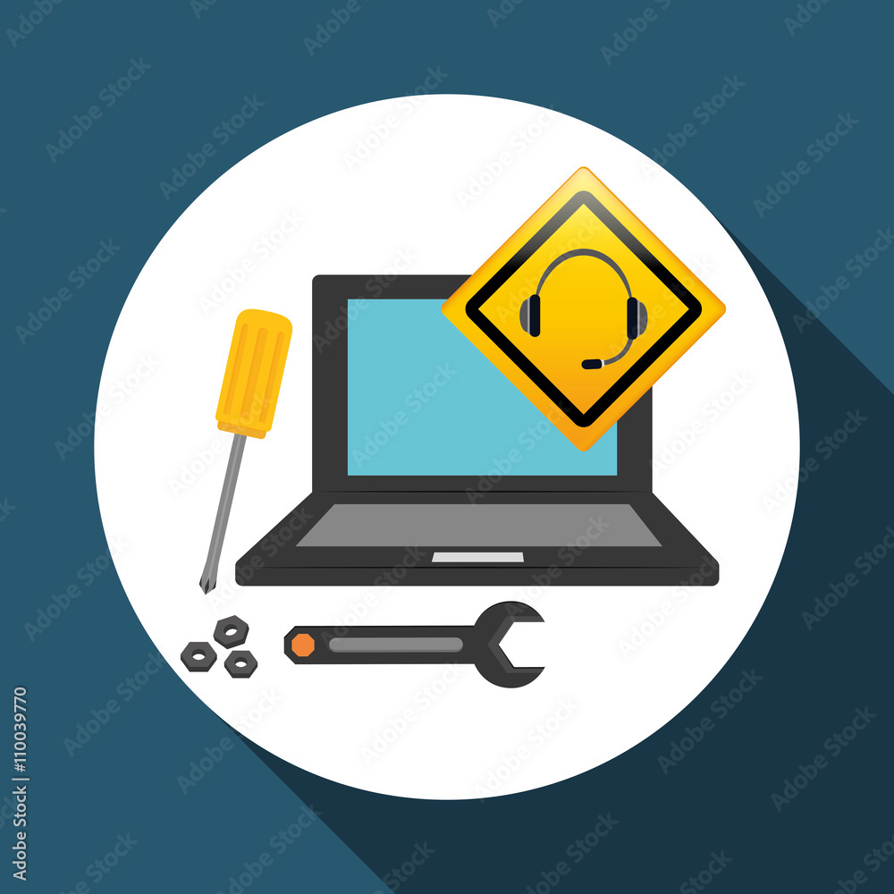 Technical service. call center icon. support concept Technical service. call center icon. support concept