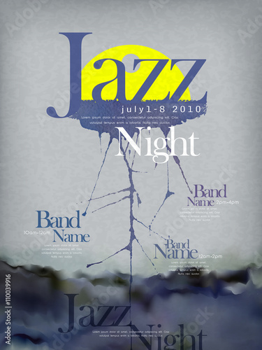 Photography jazz festival poster