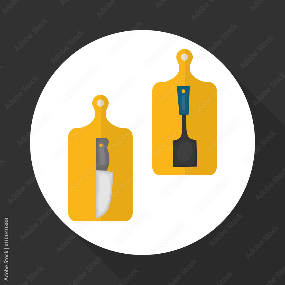 Chef design, supplies icon. restaurant concept, vector illustration Chef design, supplies icon. restaurant concept, vector illustration