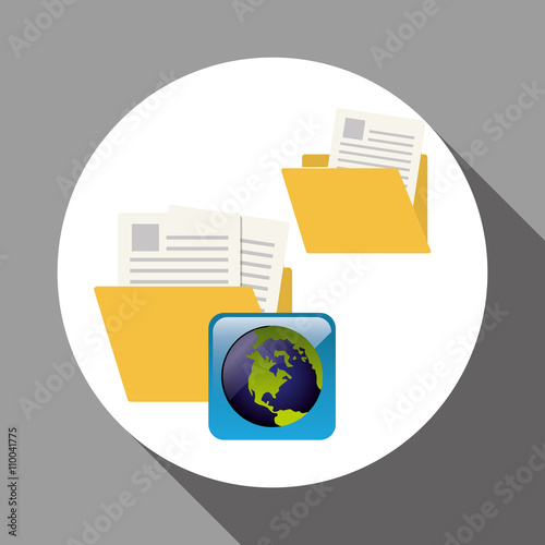 file design. social media icon. online concept