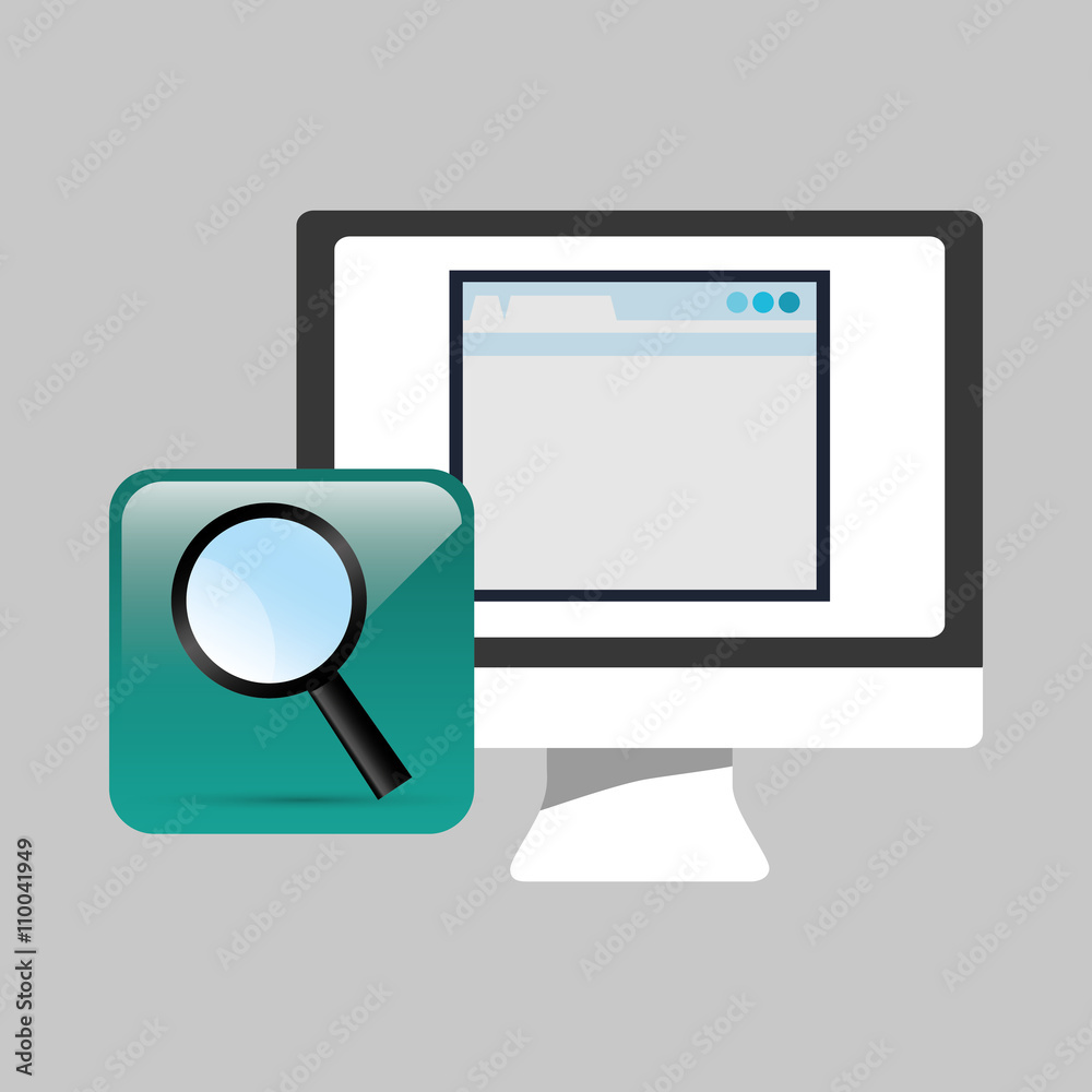 website design. social media icon. online concept website design. social media icon. online concept