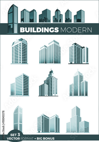 Skyscrapers House Building Icon