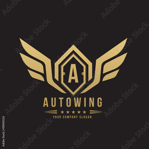 Automotive logo,Car logo,Car Maintenance Logo,wing logo,speed logo,auto services logo,vector logo template.