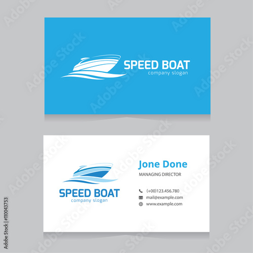 speed boat logo,boat logo,vector logo template