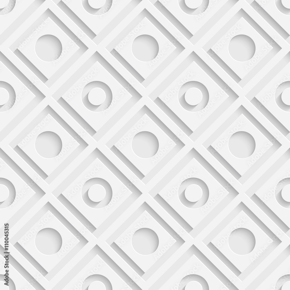 Seamless Square and Circle Pattern Seamless Square and Circle Pattern