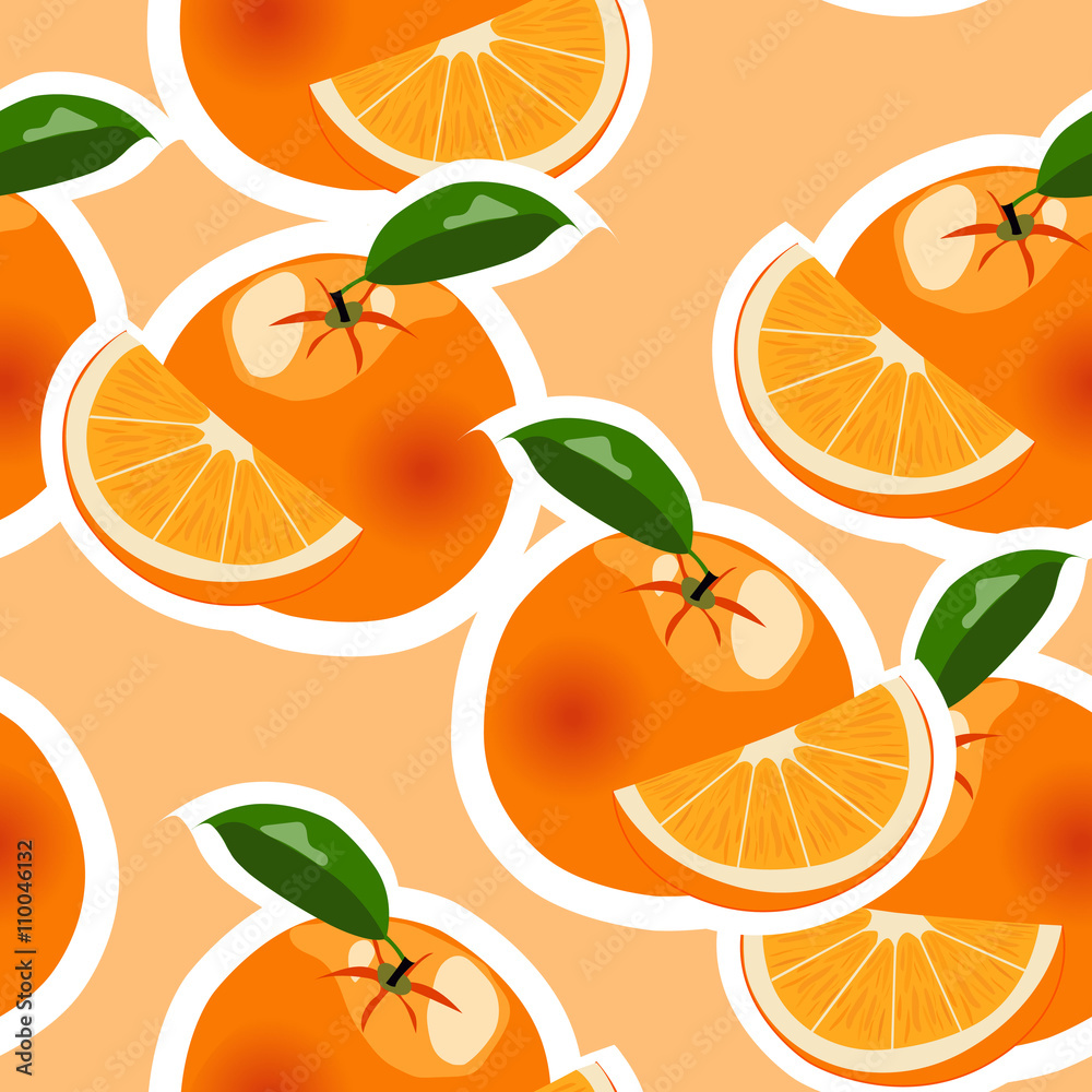 Vector orange pattern Vector orange pattern