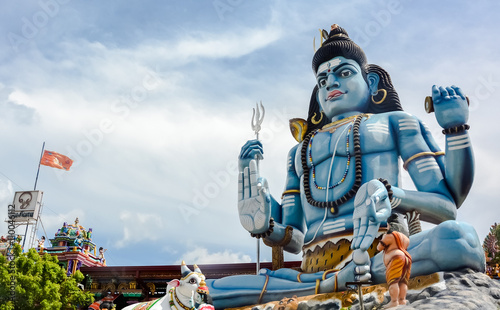 God Shiva statue at Hindu temple in Trincomalee, Sri Lanka