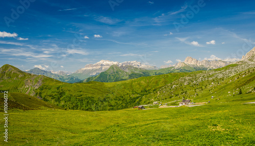 Italy beauty, Dolomites Passo de Giau in summer.