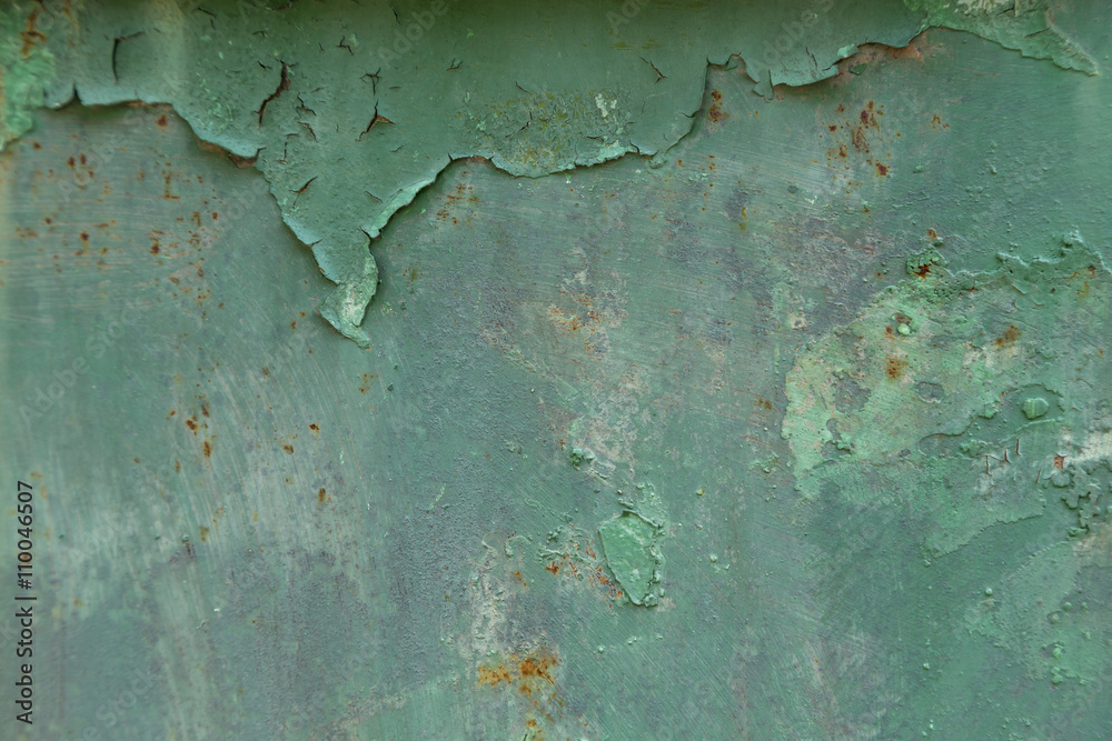 Cracked paint on the wall Cracked paint on the wall