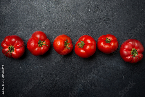 Ripe red tomatoes