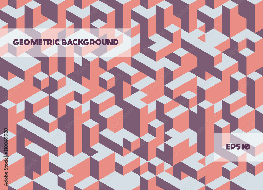 Fototapeta premium Abstract geometric background