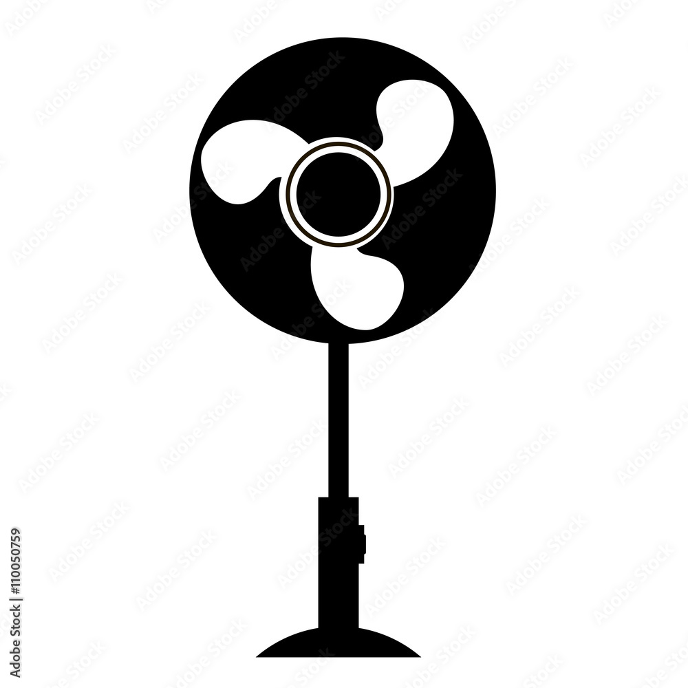 electric fan outline simple logo or icon vector illustration electric fan outline simple logo or icon vector illustration
