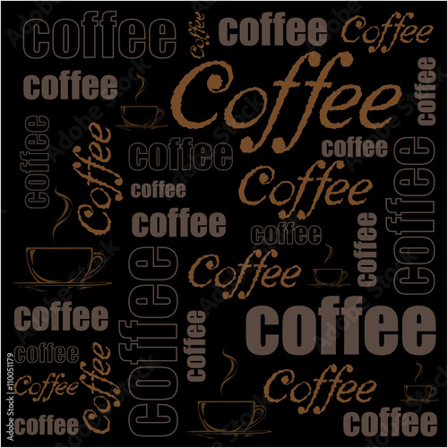 Vector coffee background