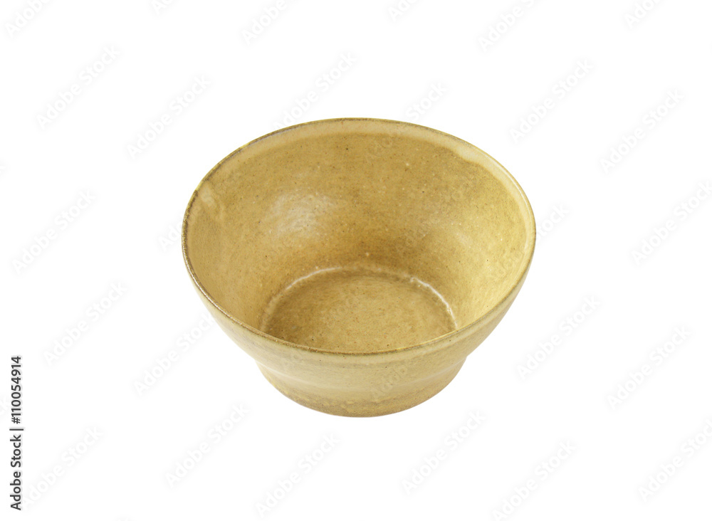 Empty beige bowl Empty beige bowl