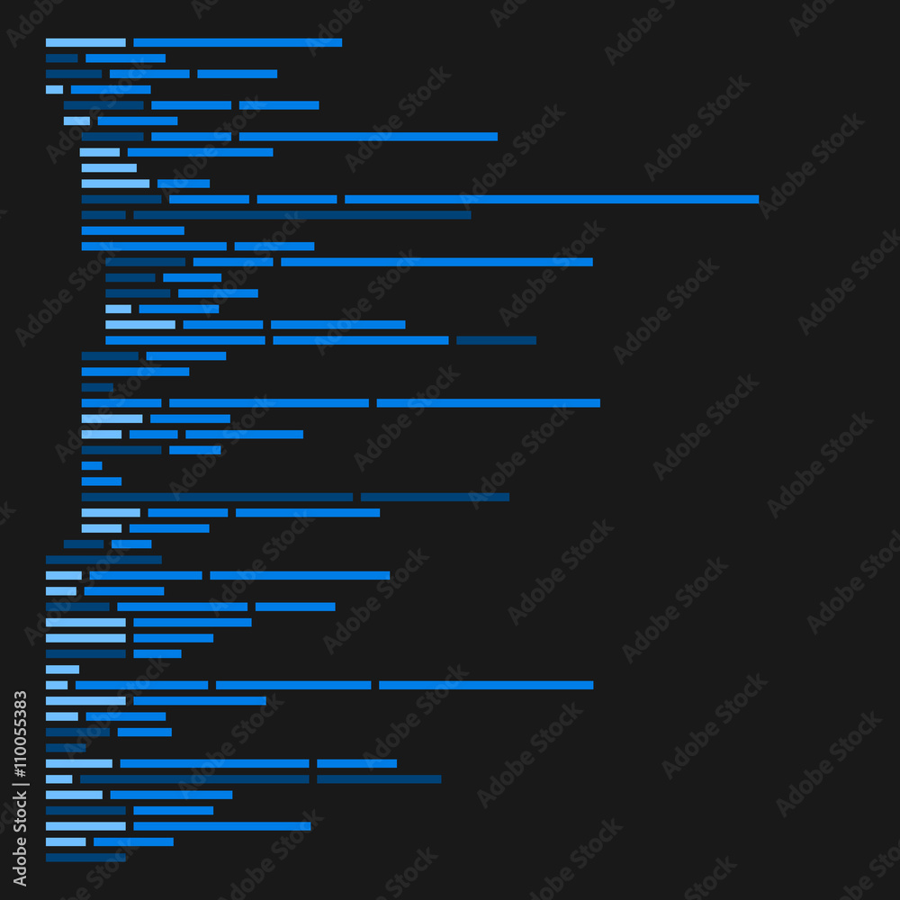 Program Code Listing, Abstract Programming Background. Vector Program Code Listing, Abstract Programming Background. Vector