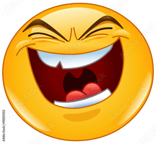 Evil laugh emoticon
