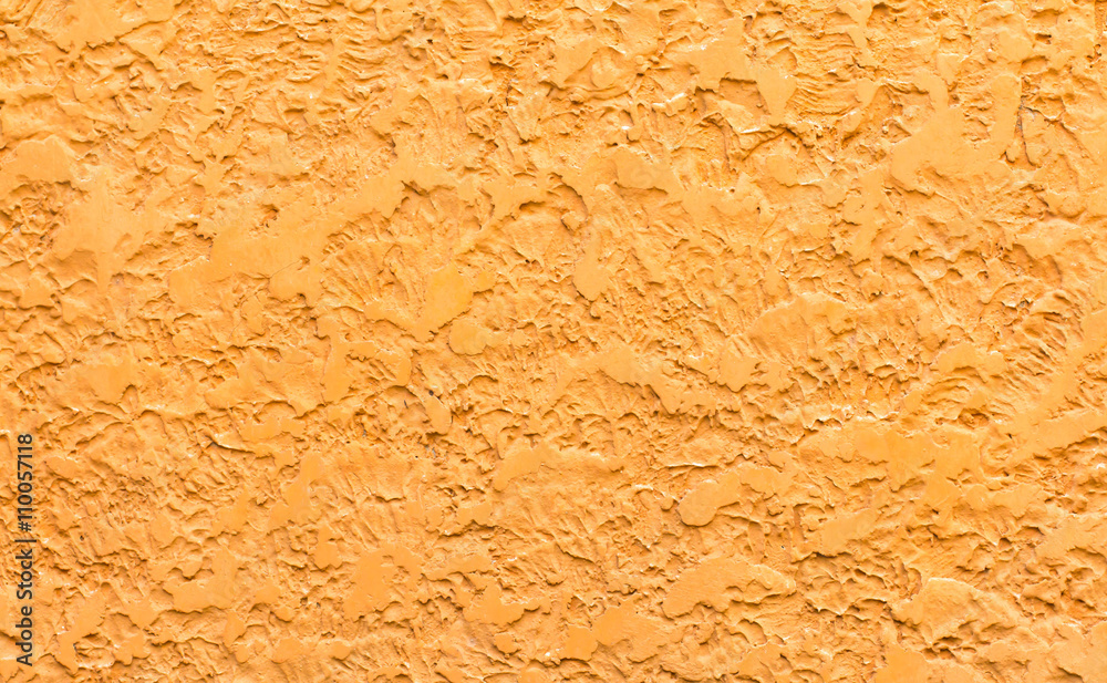 Fototapeta premium Background or texture of an orange wall.