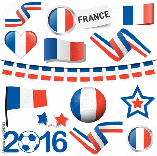 france europe soccer icons collection