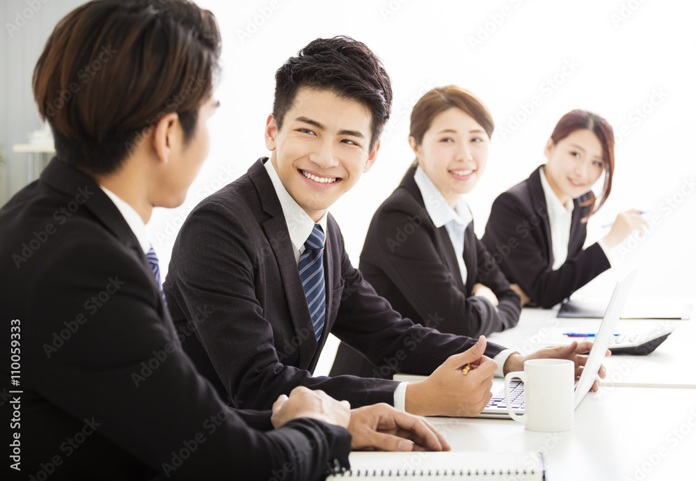 group of business people having meeting together group of business people having meeting together
