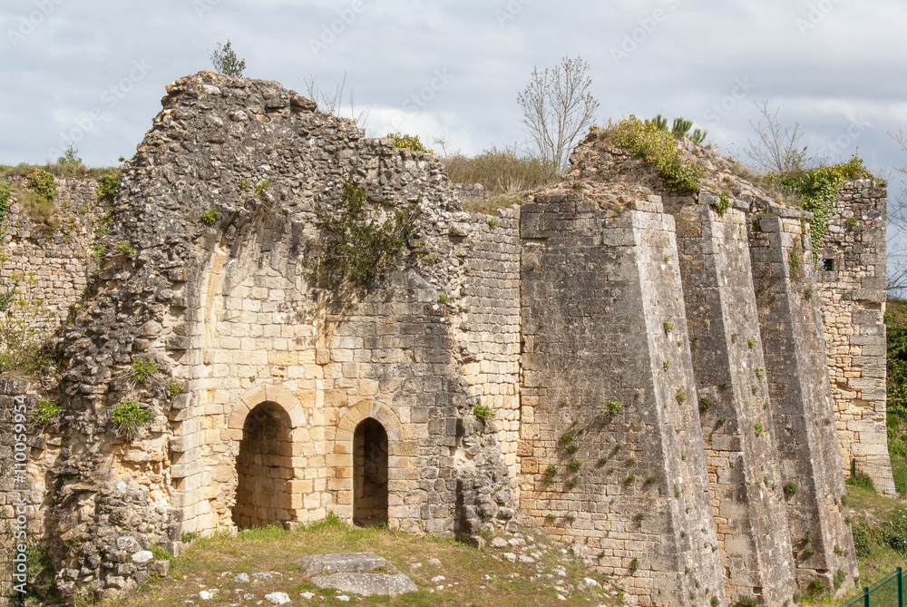 Blaye. Ruines du château fort de la citadelle, Gironde, France