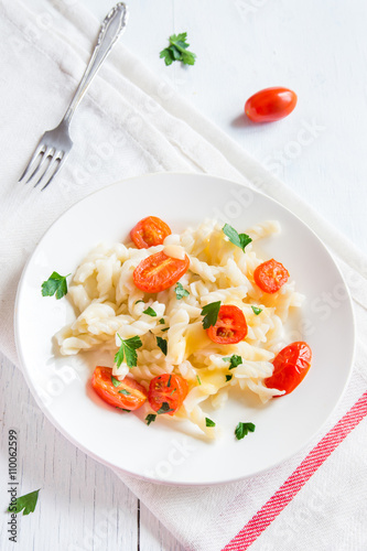 Italian pasta with tomatoes