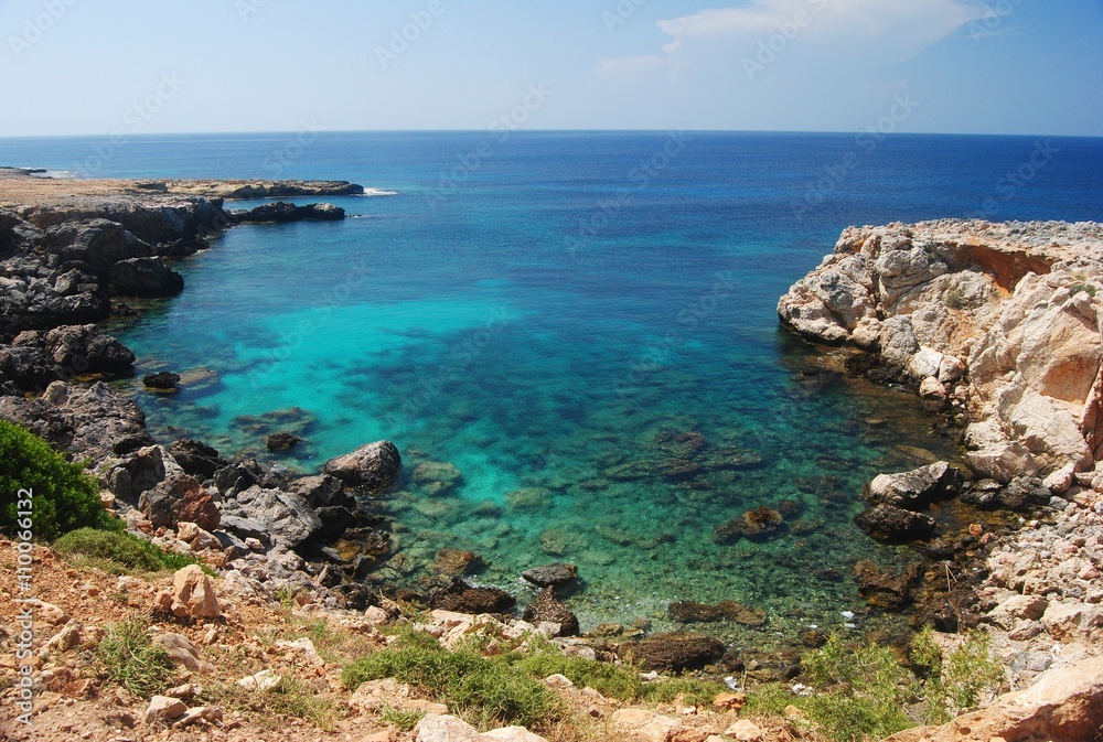 Cove along the Karpas peninsula in Cyprus.