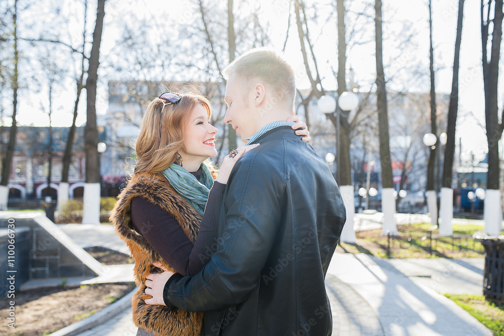 Fototapeta premium closeup of a caucasian couple