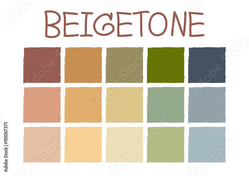 Beigetone Color Tone without Code Vector Illustration