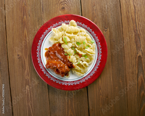 Italian pasta Orecchiette photo