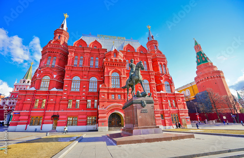 State Historical Museum on Red Square in Moscow, Russia