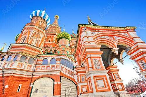 Saint Basil's Cathedral on the Red Square in Moscow