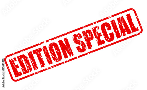 EDITION SPECIAL red stamp text