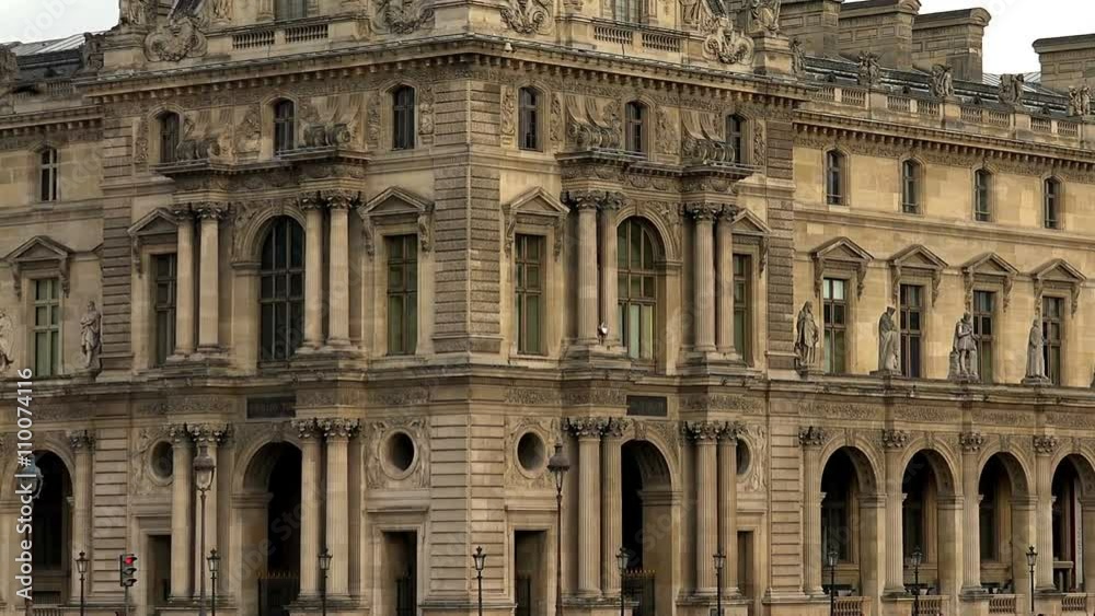 Louvre. The famous art museum in Paris. France. Louvre. The famous art museum in Paris. France.