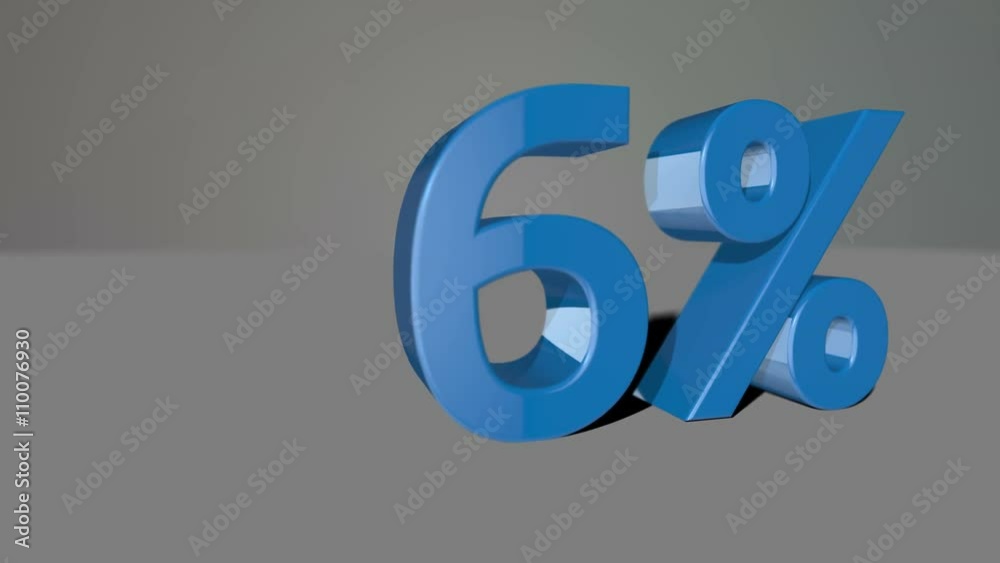 Blue growing 3D numbers, counting up to 25% including luma matte Blue growing 3D numbers, counting up to 25% including luma matte