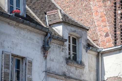 Photography paris roofs and building cityview