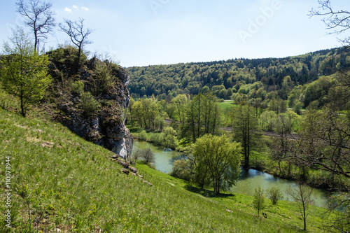 Kalksteinfelsen im Altmühltal