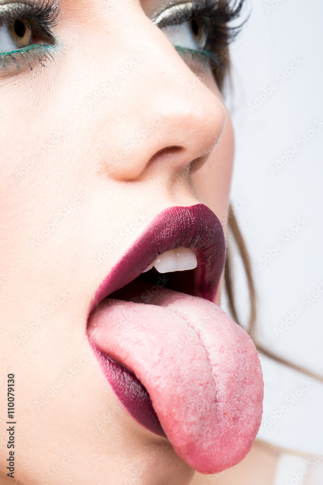 Fototapeta premium Sexy female lips