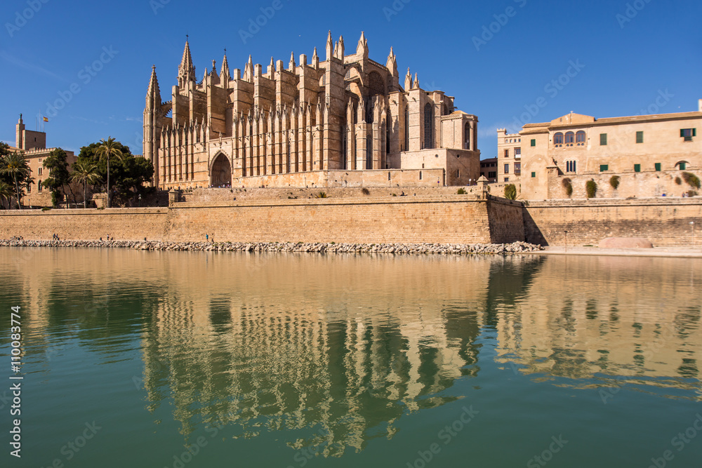 Big cathedral in Palma de Mallorca
