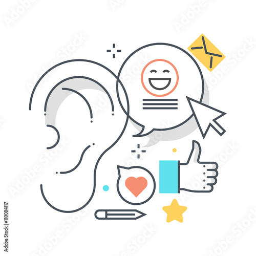 Buzz marketting concept