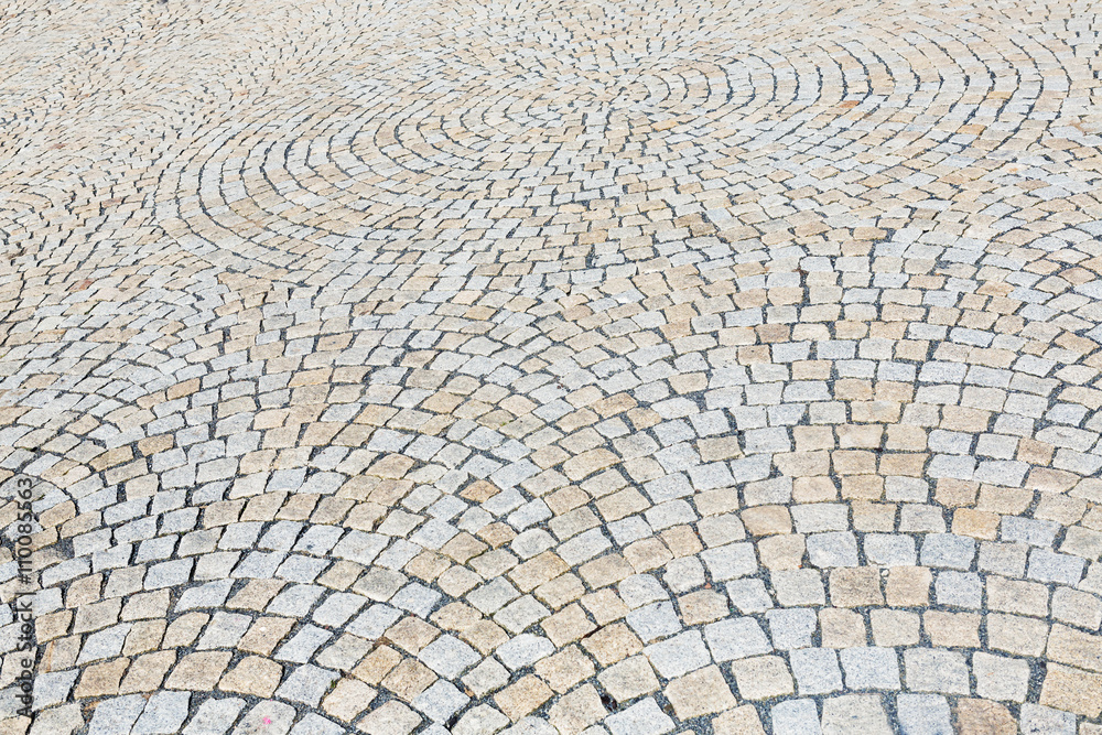 The stone pavement as the background texture. The stone pavement as the background texture.