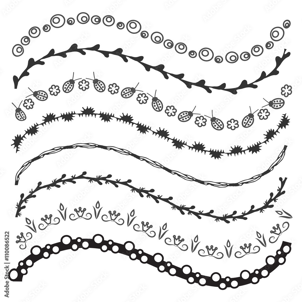 Fototapeta premium Vector brush