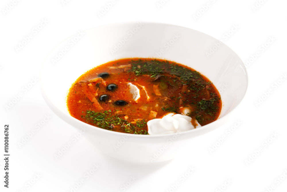 Stewed Meat Soup with Olives and Lemon Stewed Meat Soup with Olives and Lemon