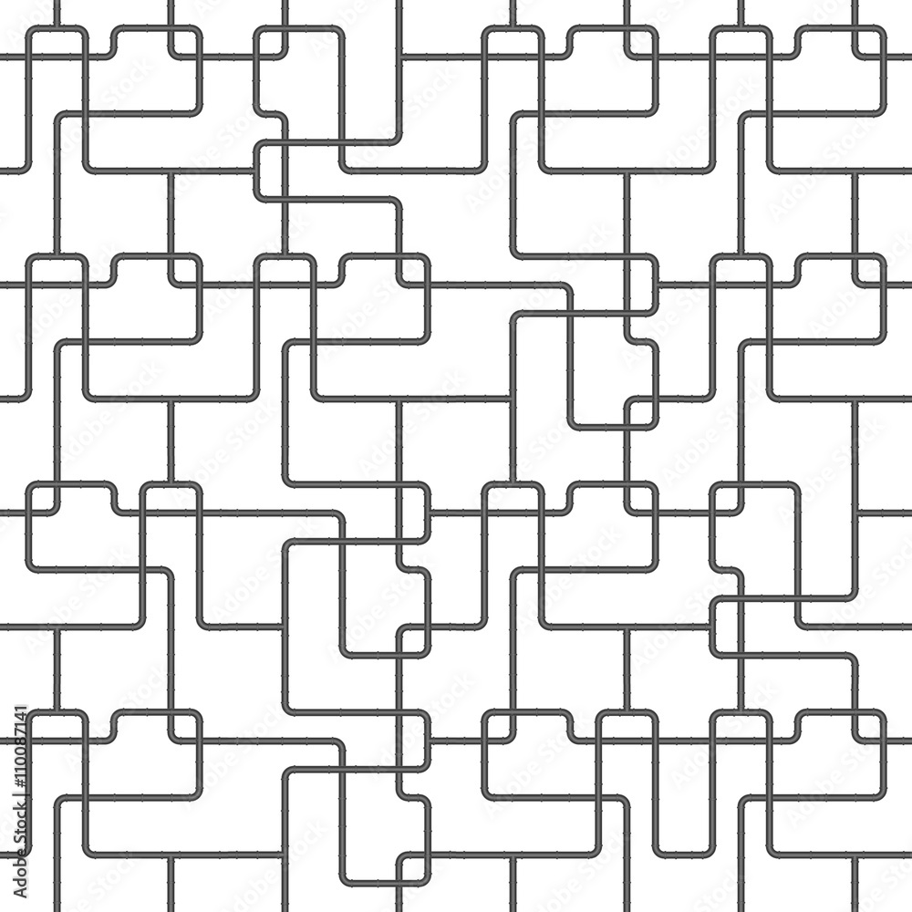 Pipeline. Abstract geometric design of tubes. Architectural metal structure. Abstract industrial background. Vector seamless geometric pattern. Polygons. Modern industrial texture. Abstract 3D pattern Pipeline. Abstract geometric design of tubes. Architectural metal structure. Abstract industrial background. Vector seamless geometric pattern. Polygons. Modern industrial texture. Abstract 3D pattern