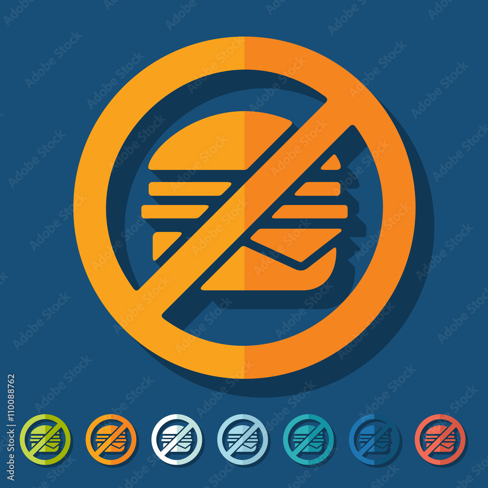 Flat design: sandwich Flat design: sandwich